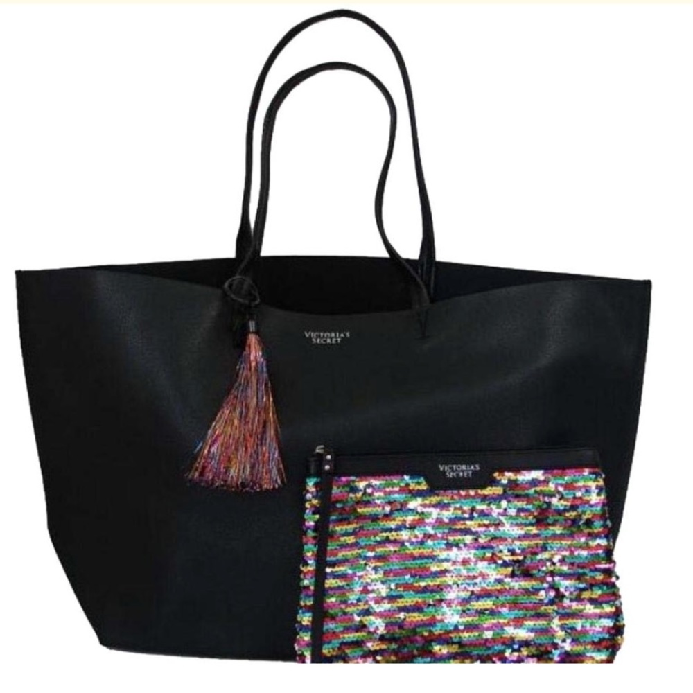 2016 Victoria’s Secret Tote and Glitter Pouch